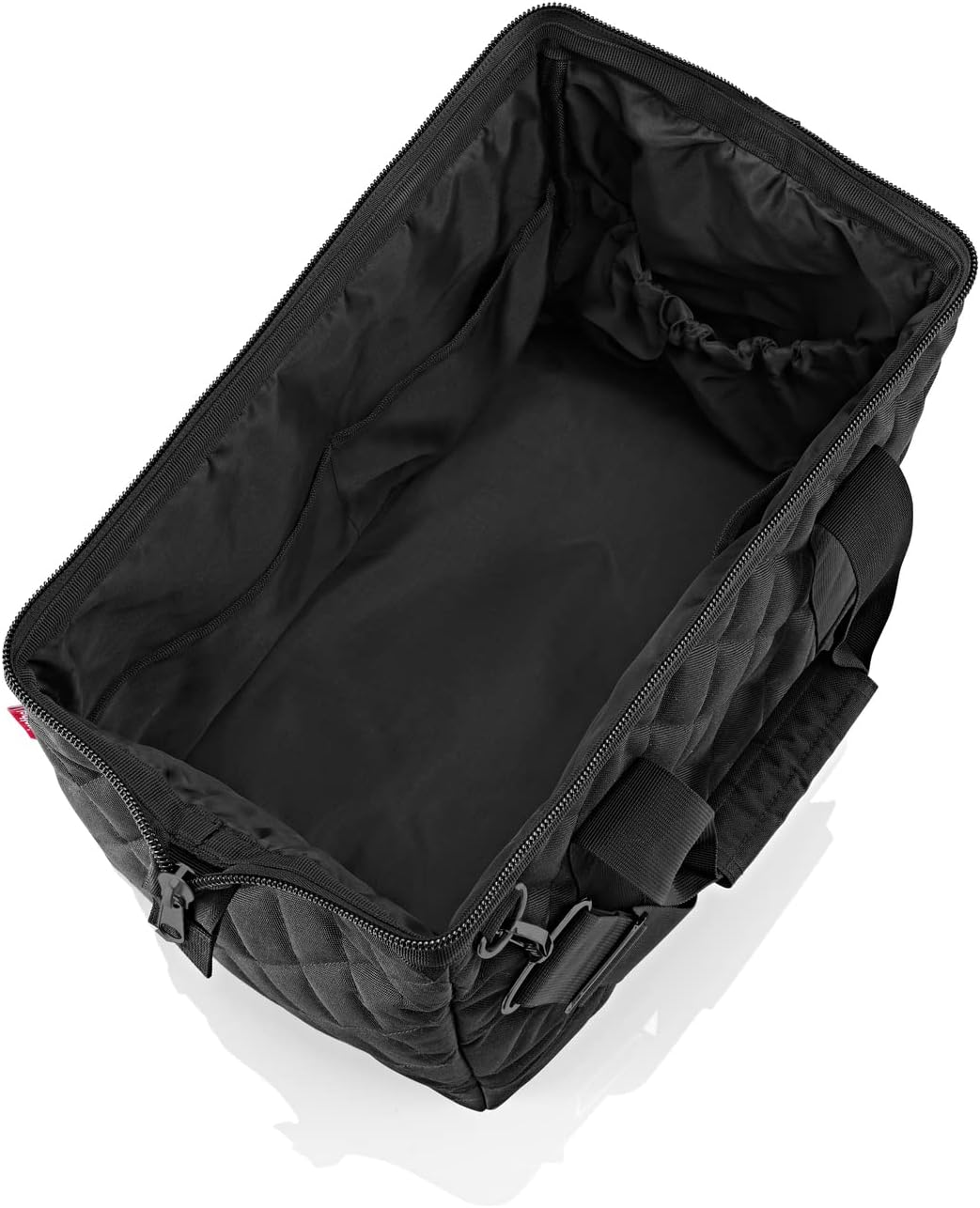 reisenthel allrounder M - Versatile Doctor's Bag for Travel, Work or Leisure - With Functional Stylish Design, Rhombus Black, M, travel bag