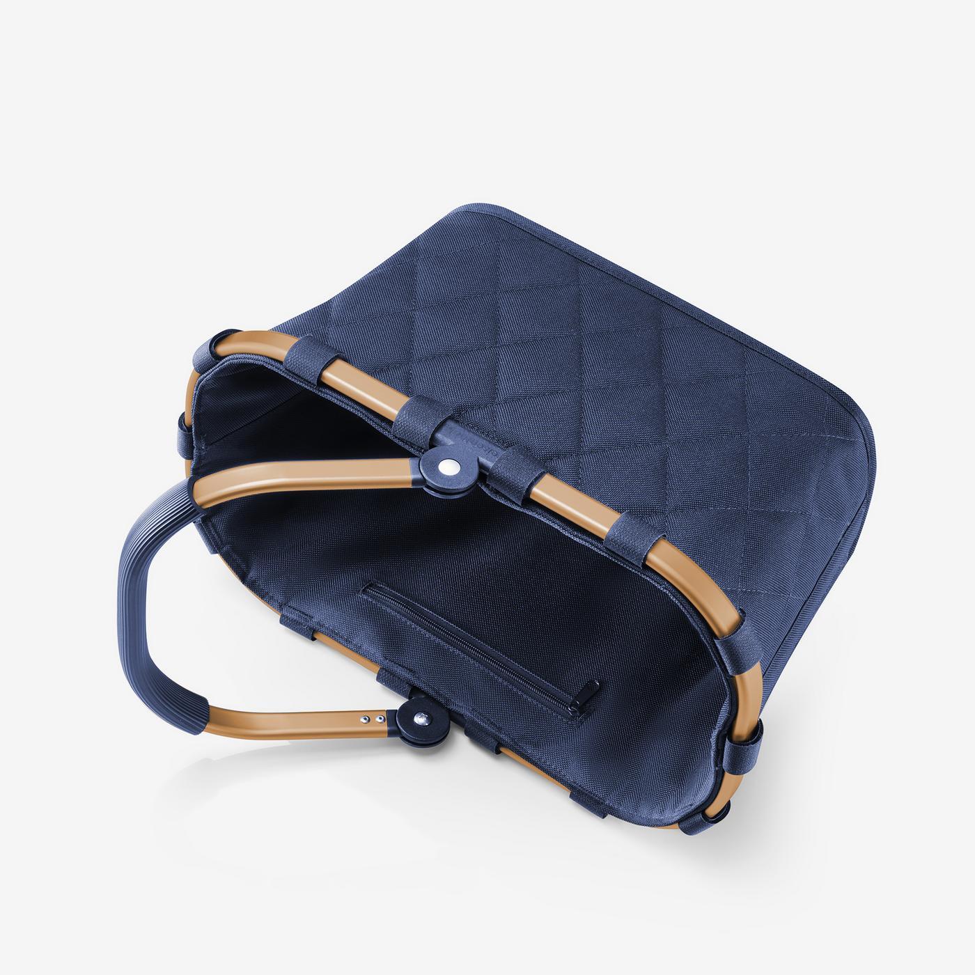 carrybag XS frame rhombus midnight gold