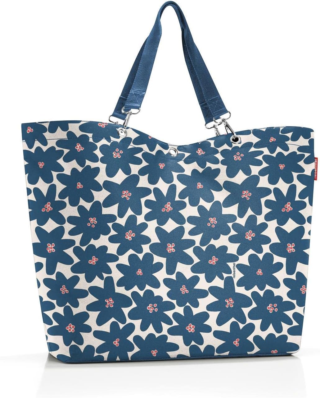 Reisenthel Canvas & Beach Tote Bag, Multicolour (Happy Flowers)