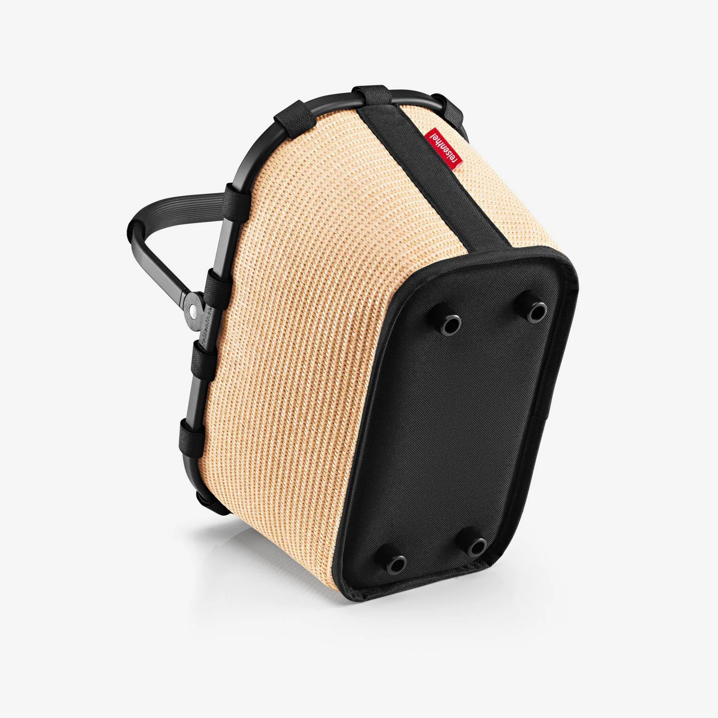 carrybag XS frame raffia black