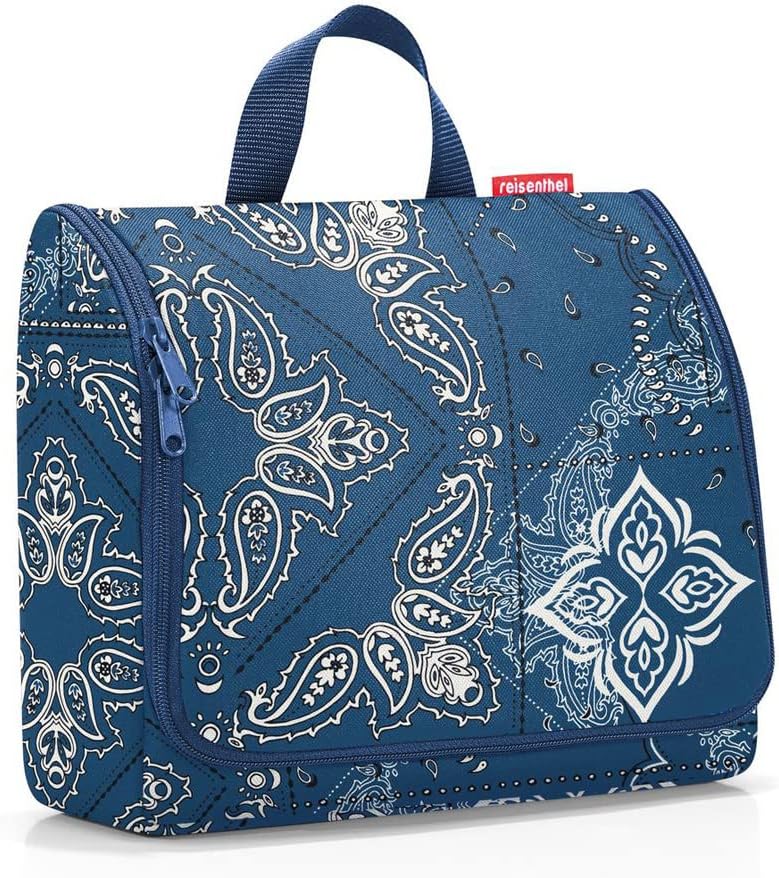 reisenthel Toiletbag XL Practical Toiletry Bag with Hook, Water-Repellent Material, Twist Maroon, Mittelgroße