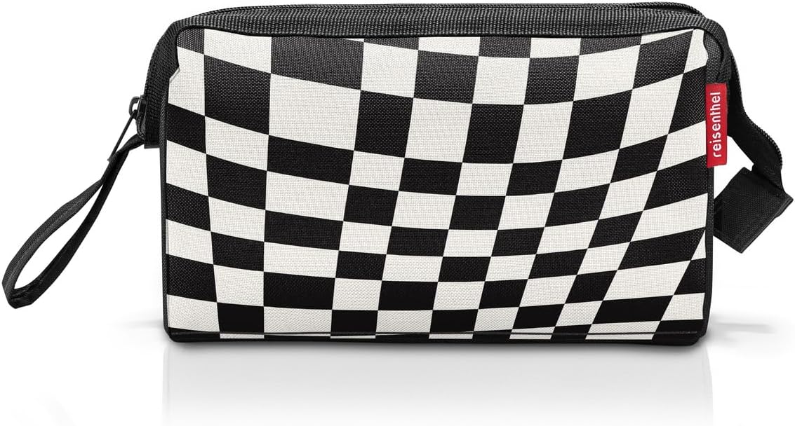 Reisenthel travelcosmetic - Sac à cosmétiques de Voyage Solide et Pratique, dragonne, matériau Hydrofuge, OP-Art