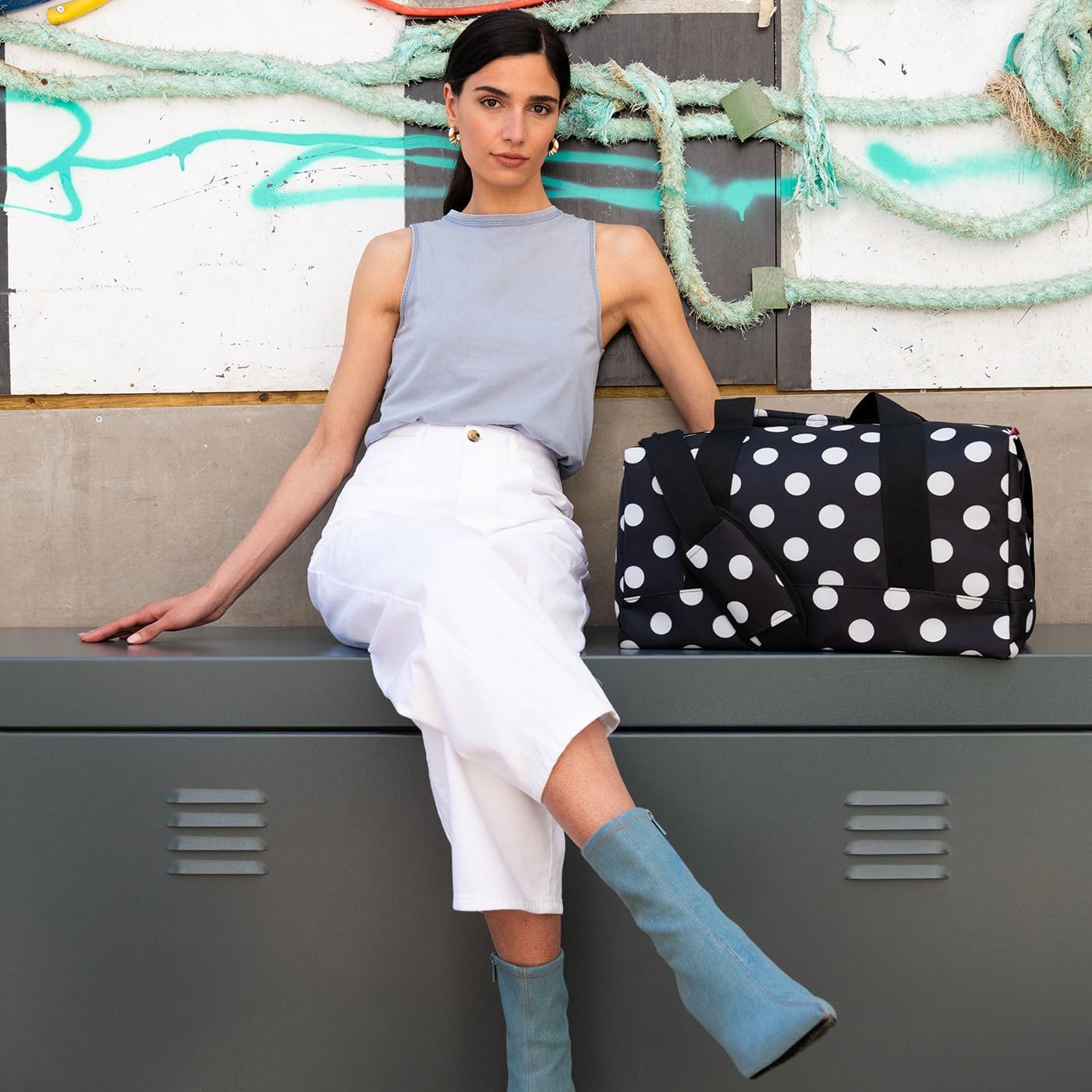 reisenthel allrounder M - travel bag with large opening, zipper, cabin luggage