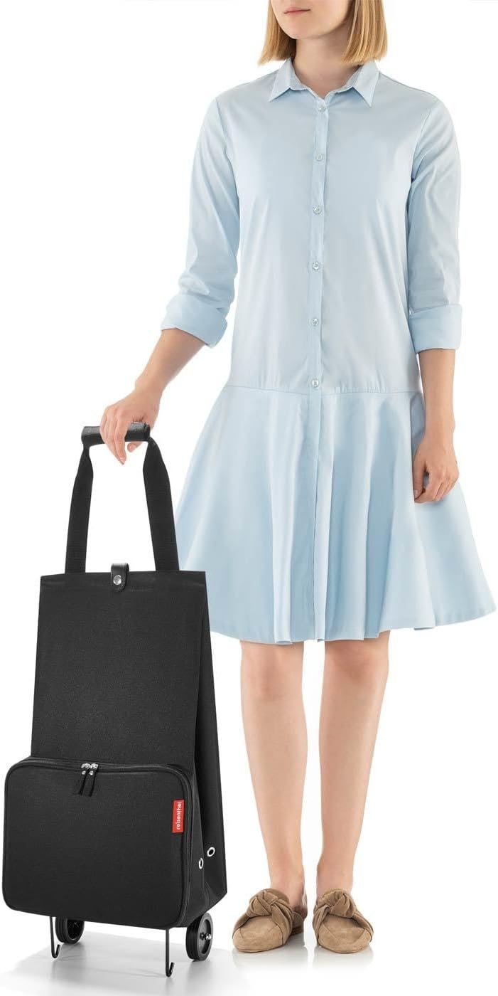 reisenthel foldabletrolley Black - Foldable, Compact Shopping cart - Easy to Store