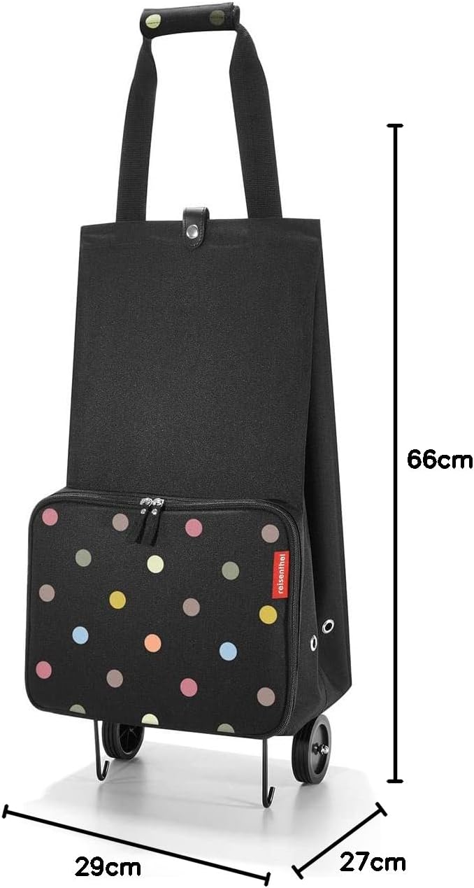 reisenthel foldabletrolley Black - Foldable, Compact Shopping cart - Easy to Store