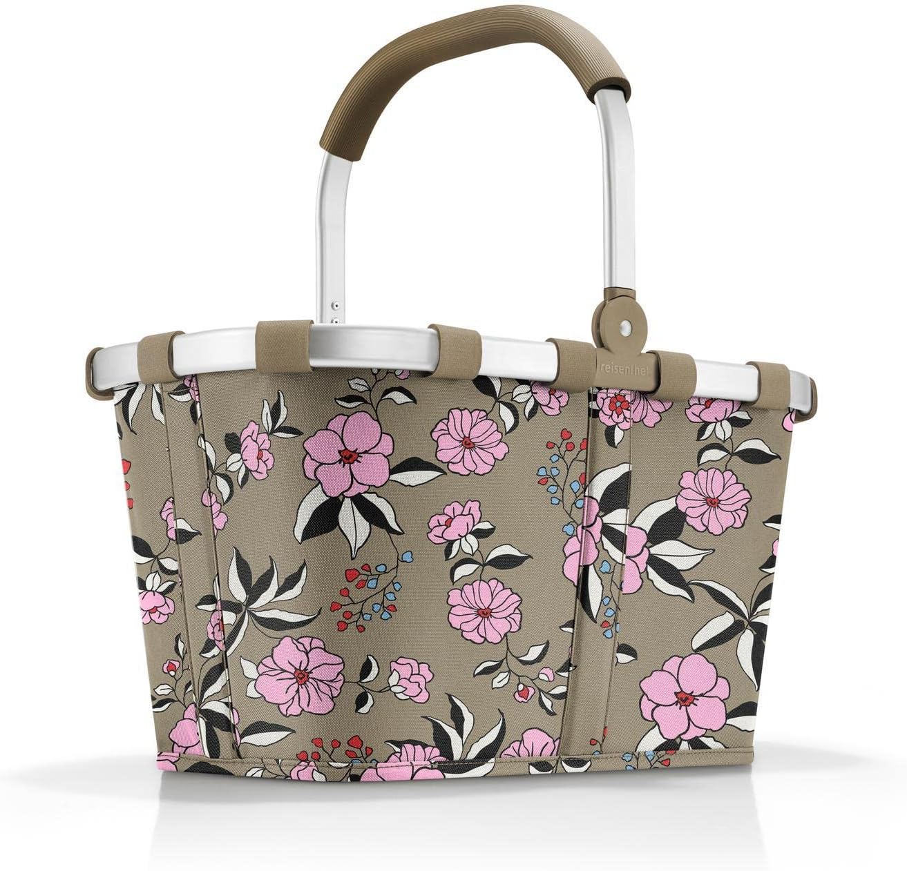 reisenthel carrybag twist sky rose - Sturdy shopping basket with plenty of storage space and practical inner pocket - Elegant and water-repellent design