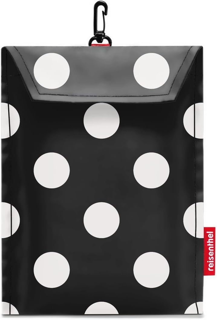 reisenthel mini maxi travelbag - foldable compact travel bag with trolley slip-on function - water repellent fabric