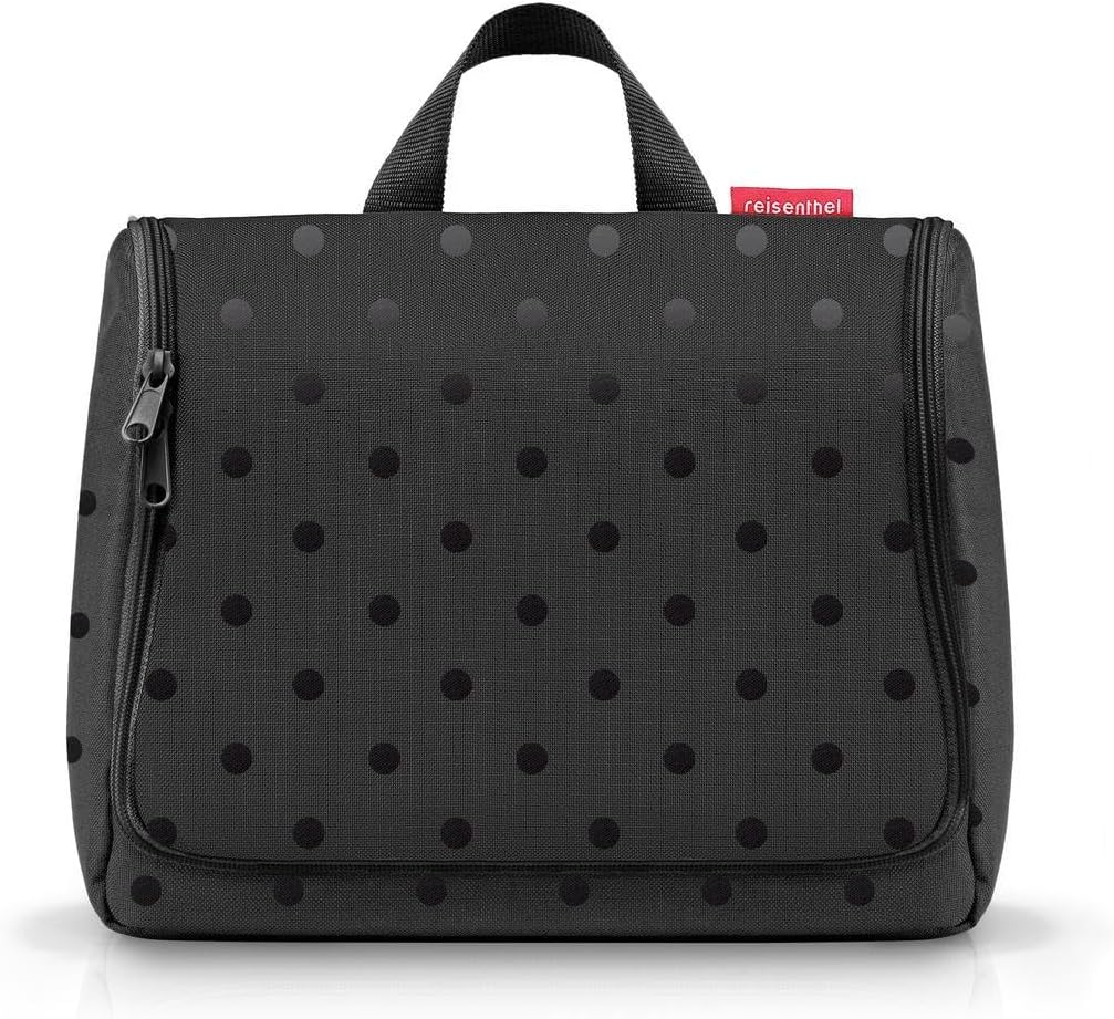 reisenthel Toiletbag XL Practical Toiletry Bag with Hook, Water-Repellent Material, Twist Maroon, Mittelgroße