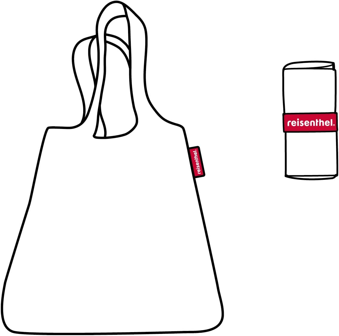 reisenthel Mini Maxi Shopper red - Foldable Shopping Bag with Attractive Design - Water Repellent