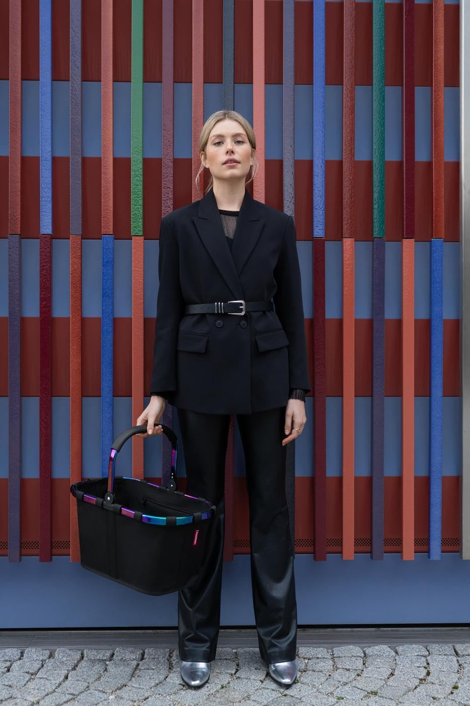 reisenthel carrybag twist sky rose - Sturdy shopping basket with plenty of storage space and practical inner pocket - Elegant and water-repellent design