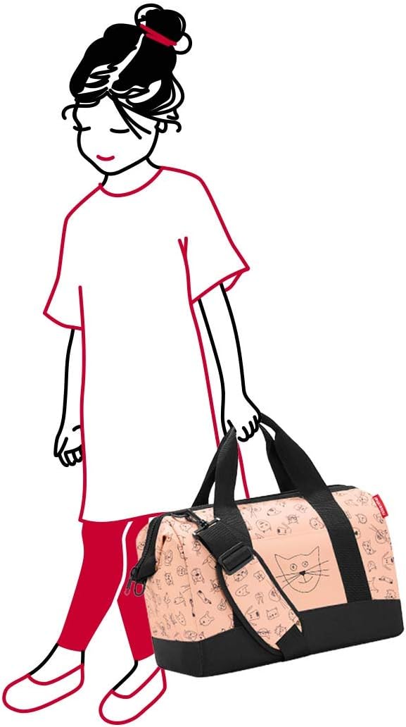 reisenthel allrounder M kids Tasche 40 x 33,5 x 24 cm/18 l / cats and dogs rose