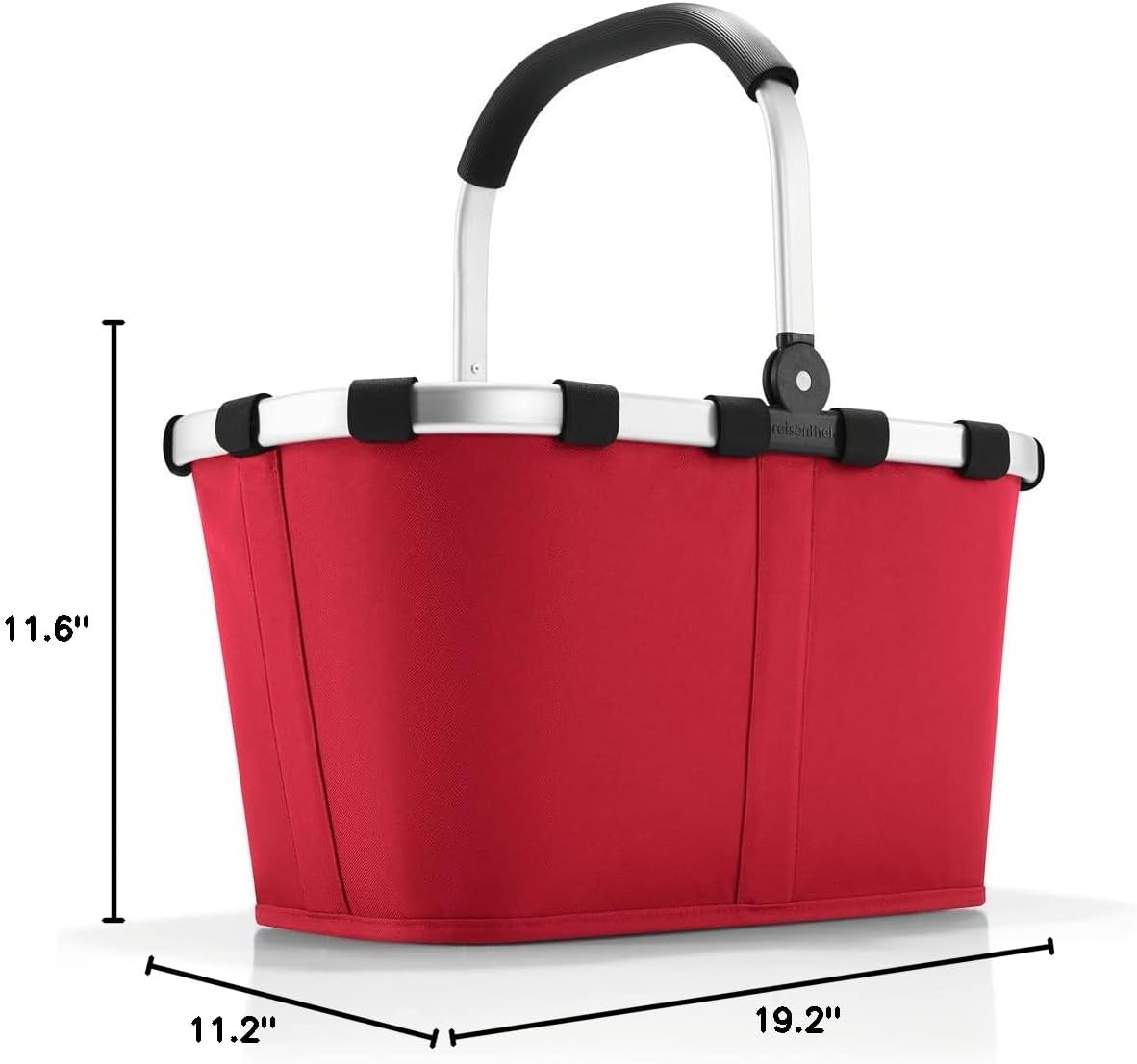 reisenthel carrybag twist sky rose - Sturdy shopping basket with plenty of storage space and practical inner pocket - Elegant and water-repellent design