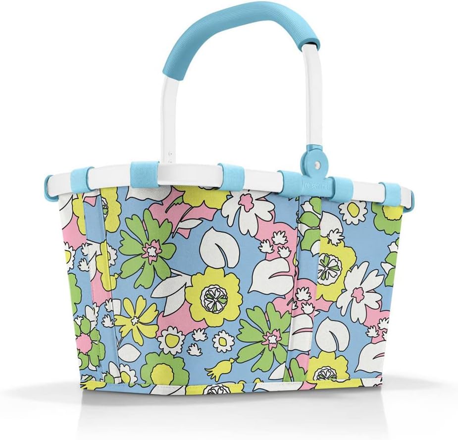 reisenthel carrybag twist sky rose - Sturdy shopping basket with plenty of storage space and practical inner pocket - Elegant and water-repellent design