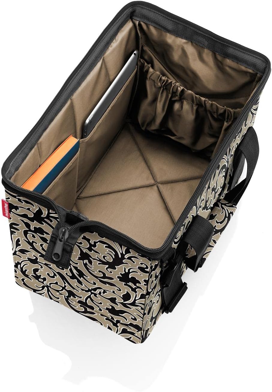 reisenthel allrounder M - Versatile Doctor's Bag for Travel, Work or Leisure - With Functional Stylish Design, Rhombus Black, M, travel bag
