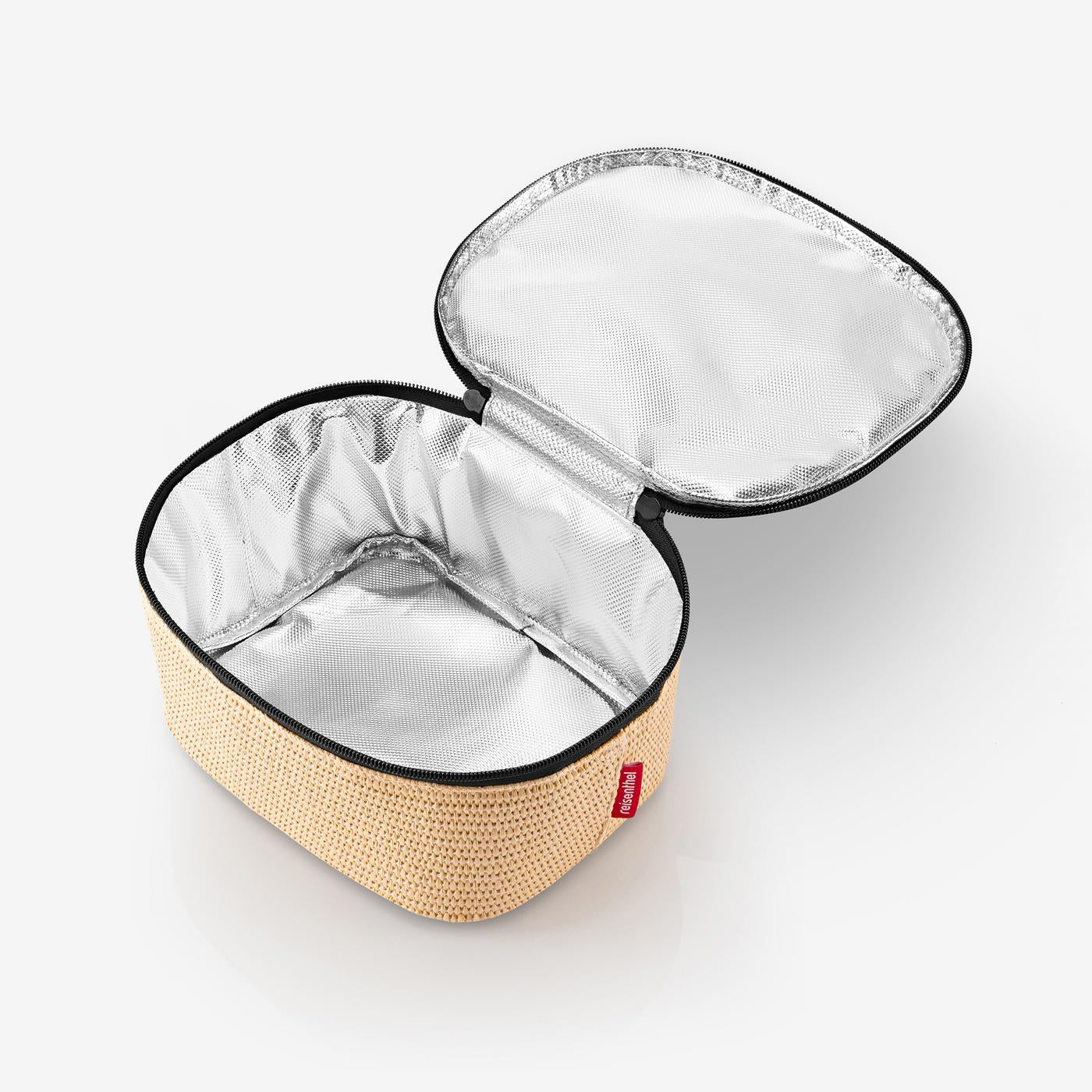 coolerbag S pocket raffia black