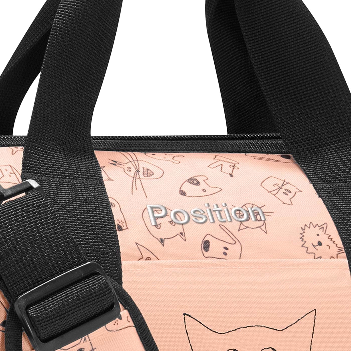 reisenthel allrounder M kids Tasche 40 x 33,5 x 24 cm/18 l / cats and dogs rose