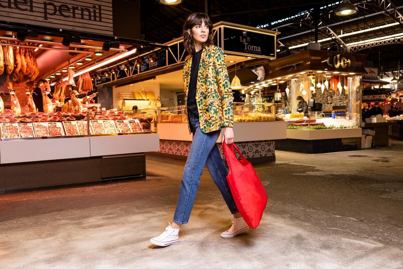 reisenthel Mini Maxi Shopper red - Foldable Shopping Bag with Attractive Design - Water Repellent