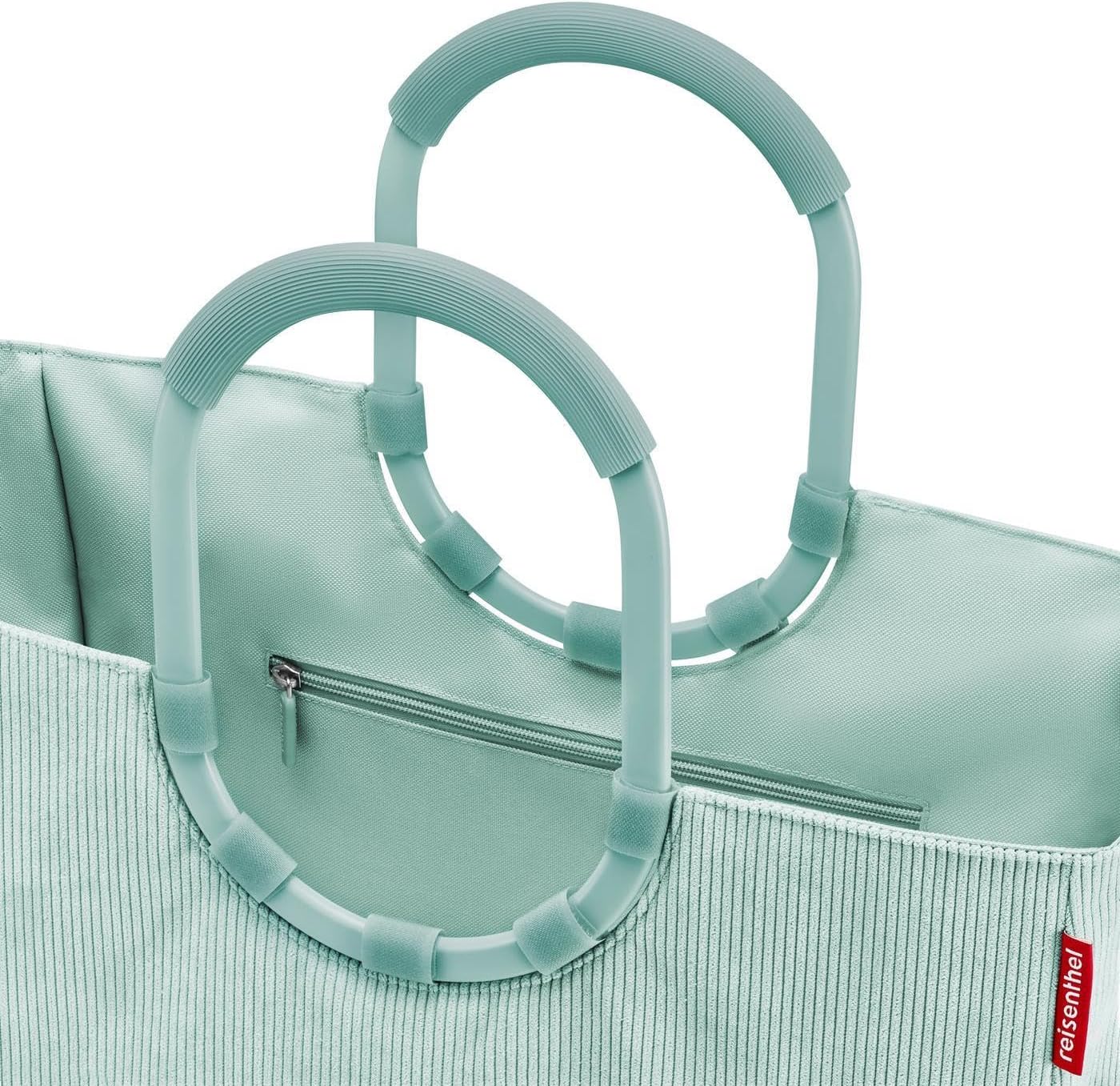 reisenthel Loopshopper L - Sturdy Bag with Practical Compartments Made from Recycled PET Bottles - Charming and Water-Repellent Design Gold, Mesh black., L