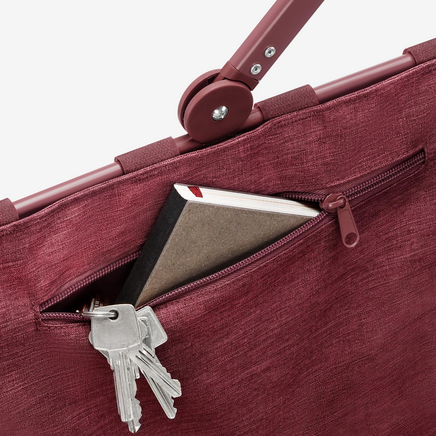 carrybag twist maroon
