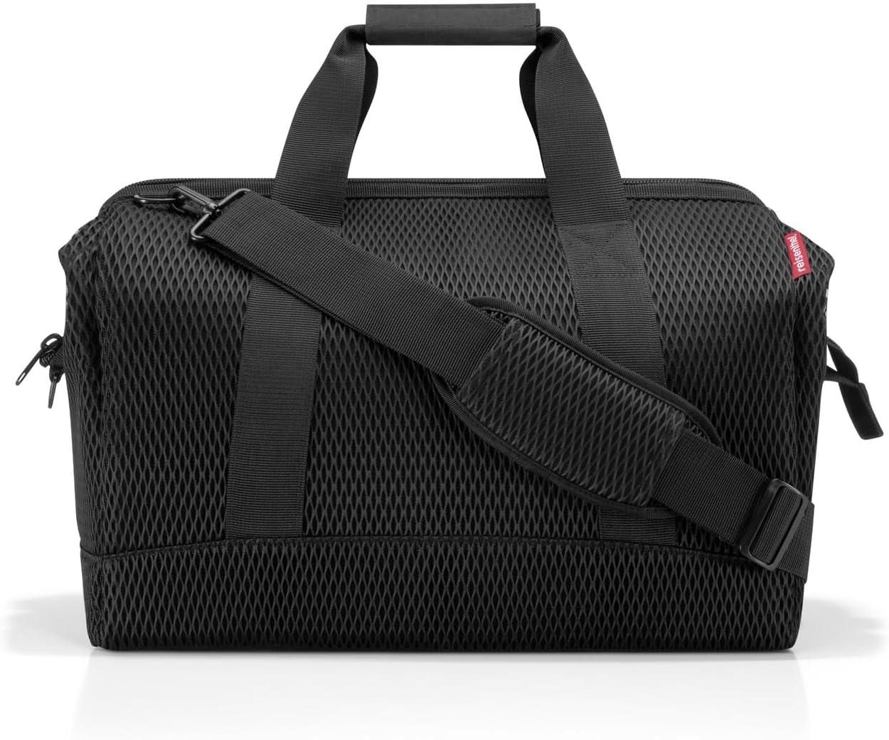 reisenthel Allrounder L - Versatile Doctor's Bag for Travel, Work or Leisure - With Functional Stylish Design, Herringbone Mocha, One Size, Modern