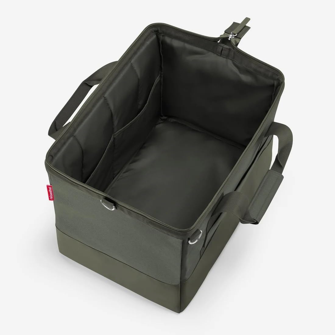 reisenthel Trolley M Frame Glossy dots Black, Mix Moss