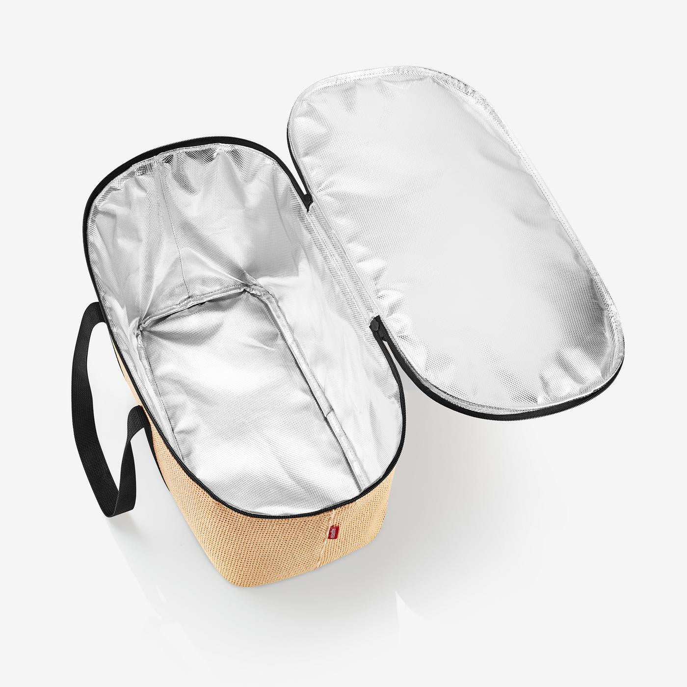 coolerbag raffia black