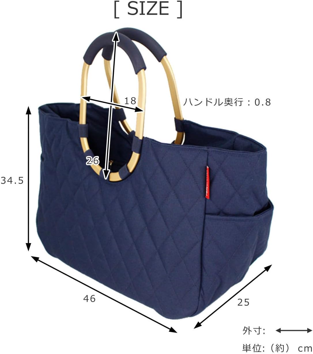 reisenthel Loopshopper L - Sturdy Bag with Practical Compartments Made from Recycled PET Bottles - Charming and Water-Repellent Design Gold, Mesh black., L