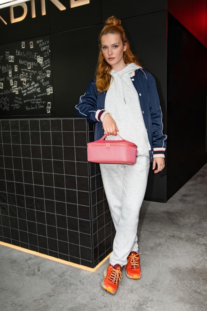 reisenthel Coolerbag M Pocket Twist Blush - Cool Bag with Outer Material Made of Recycled PET Bottles - Ideal for Lunch on the Go