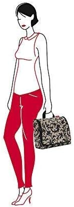 reisenthel Toiletbag XL, Hanging Travel Toiletry Organizer, Black