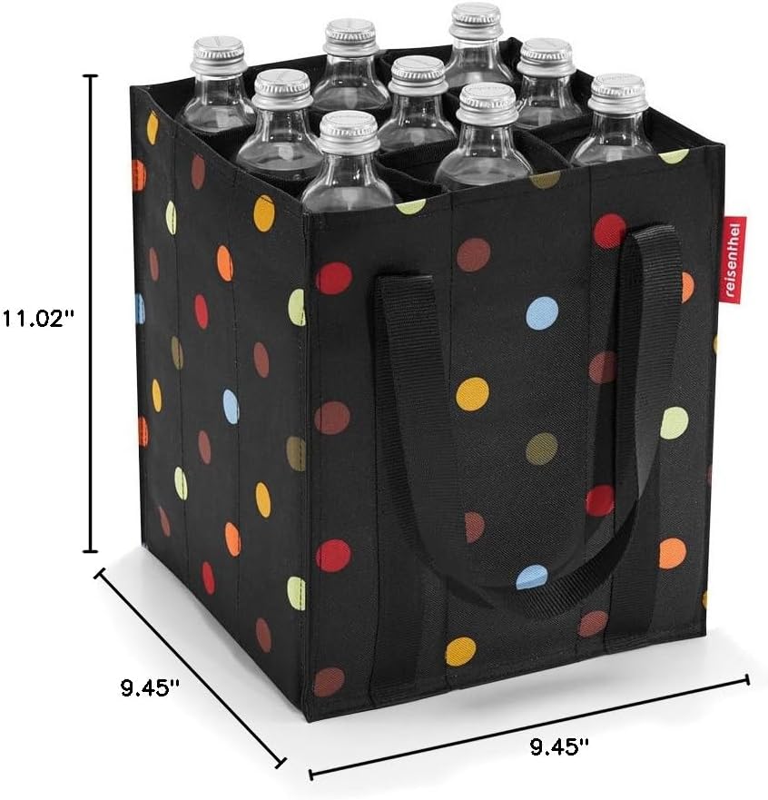 reisenthel bottlebag - 9 compartments, easy recycling of bottles, carrying straps