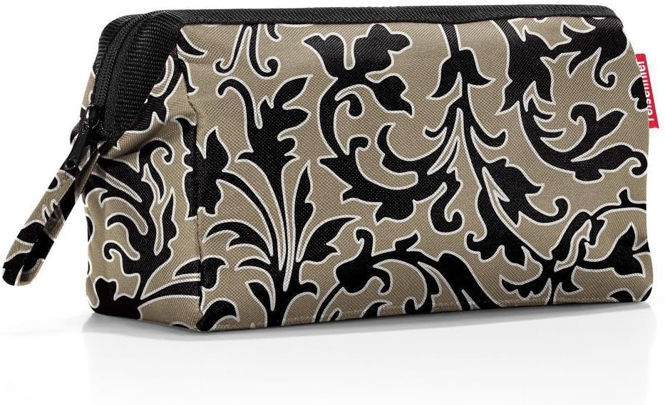 reisenthel travelcosmetic Strong Robust and Practical Travel Cosmetic Bag, Hand Strap, Water-Repellent Material, Glossy Dots Black, Einheitsgröße, Casual