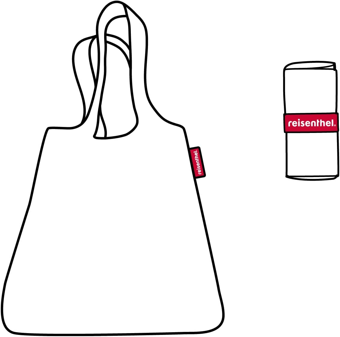reisenthel Mini Maxi Shopper red - Foldable Shopping Bag with Attractive Design - Water Repellent