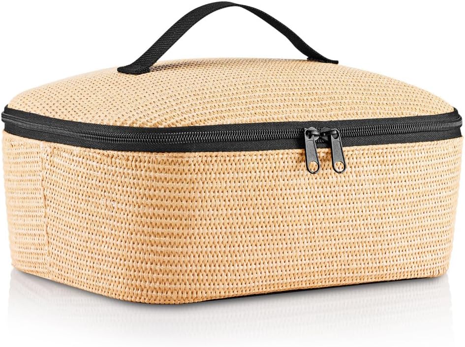 reisenthel Coolerbag M Pocket Twist Blush - Cool Bag with Outer Material Made of Recycled PET Bottles - Ideal for Lunch on the Go