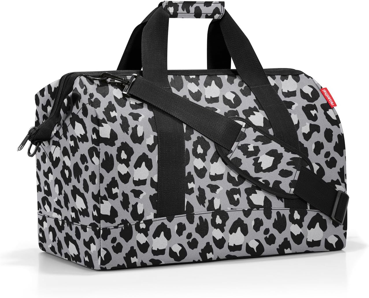 reisenthel Allrounder L - Versatile Doctor's Bag for Travel, Work or Leisure - With Functional Stylish Design, Herringbone Mocha, One Size, Modern