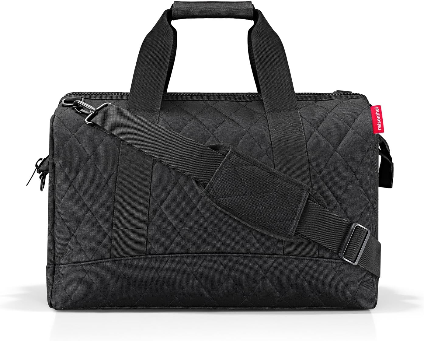 reisenthel Allrounder L - Versatile Doctor's Bag for Travel, Work or Leisure - With Functional Stylish Design, Herringbone Mocha, One Size, Modern
