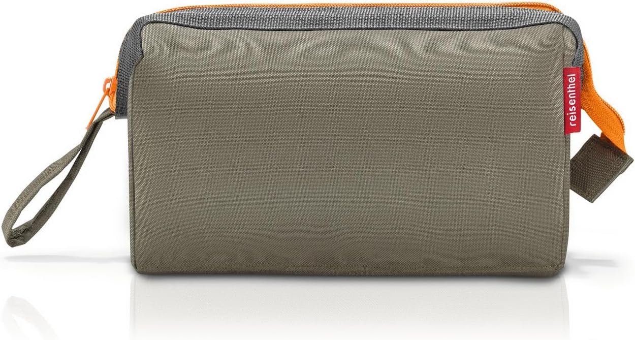 reisenthel travelcosmetic Strong Robust and Practical Travel Cosmetic Bag, Hand Strap, Water-Repellent Material, Glossy Dots Black, Einheitsgröße, Casual