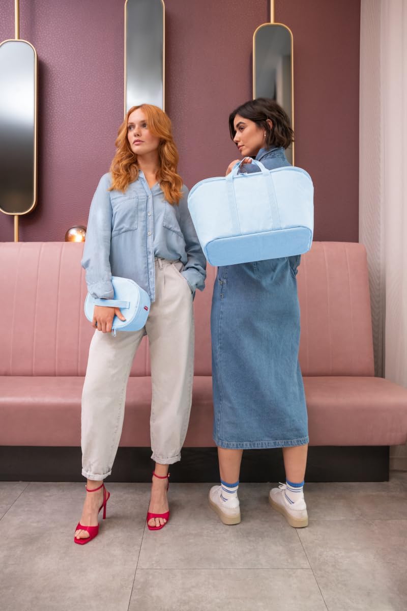 reisenthel Coolerbag M Pocket Twist Blush - Cool Bag with Outer Material Made of Recycled PET Bottles - Ideal for Lunch on the Go