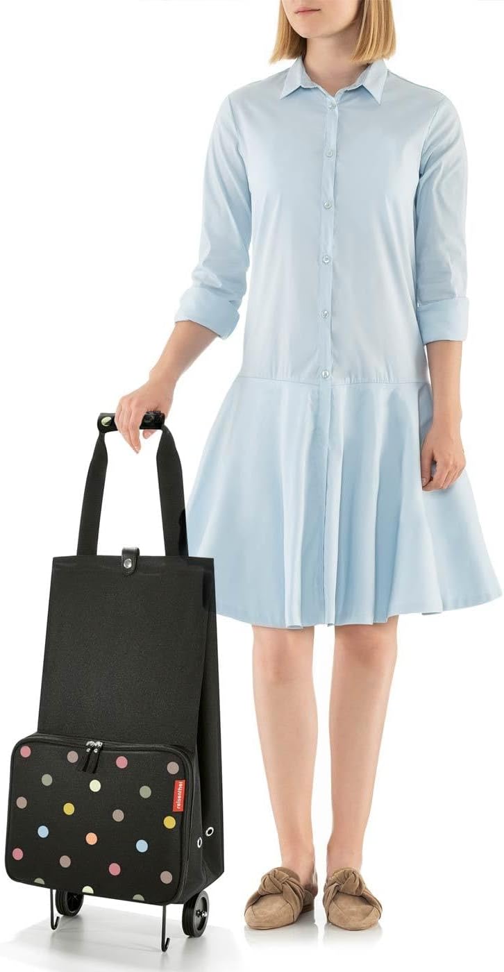 reisenthel foldabletrolley Black - Foldable, Compact Shopping cart - Easy to Store