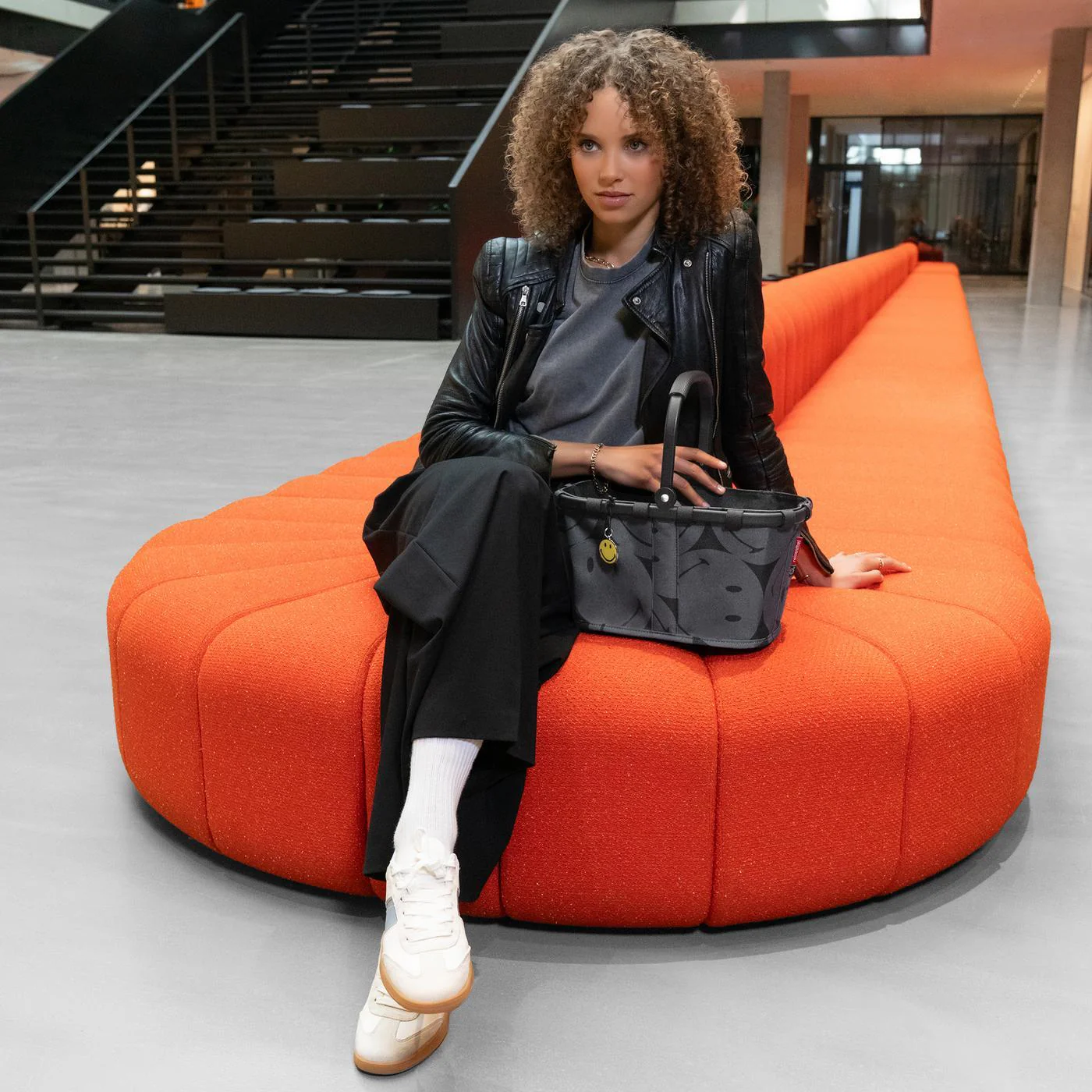 carrybag XS smiley grey