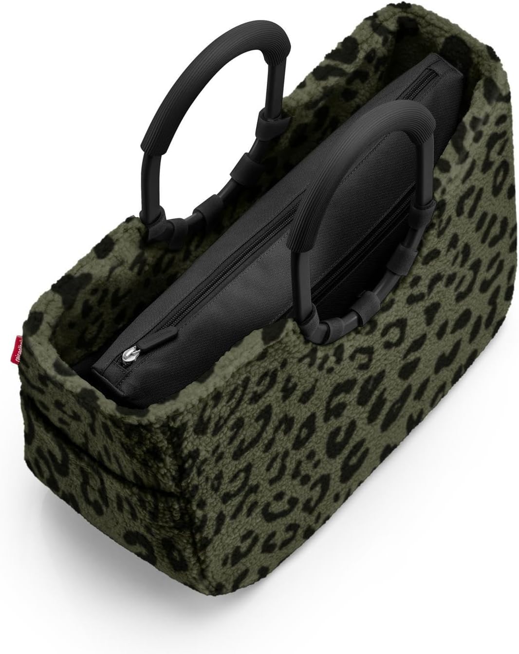 reisenthel Loopshopper M - Sturdy Bag with Practical Compartments Made from Recycled PET Bottles - Elegance When Shopping, Lots of Function Included, Teddy Sand, M