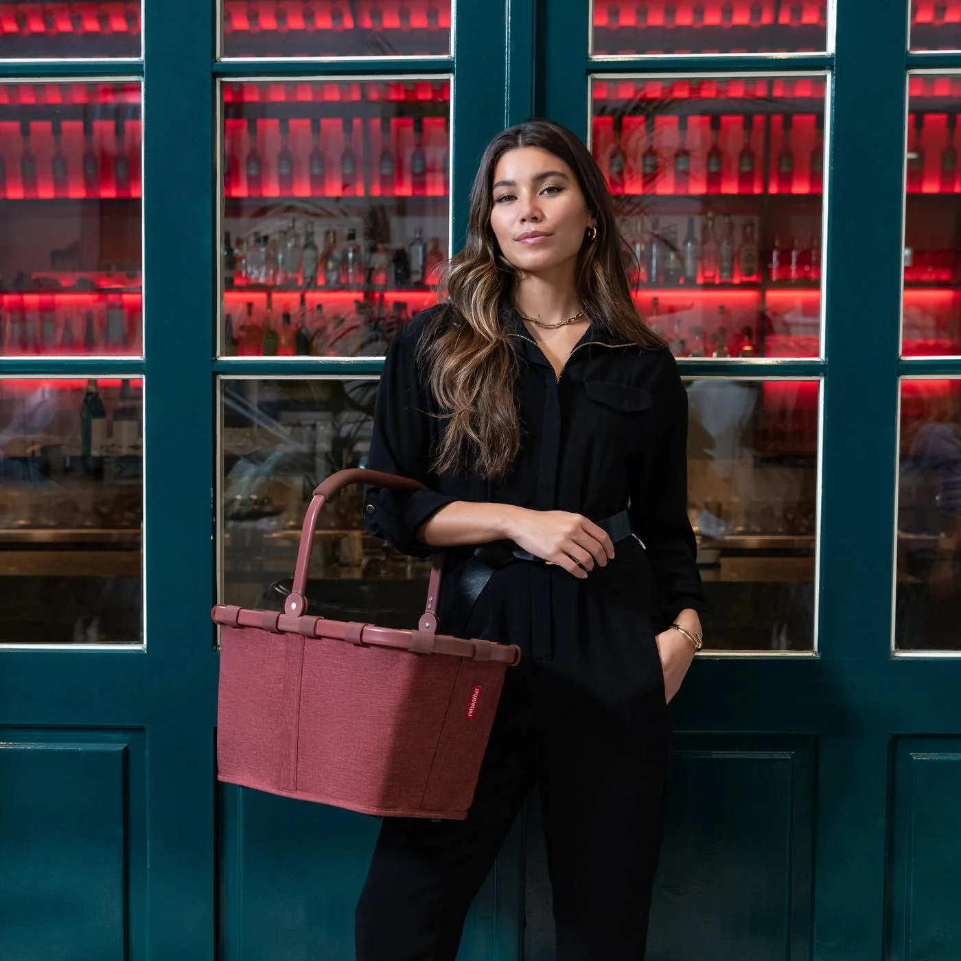 carrybag twist maroon