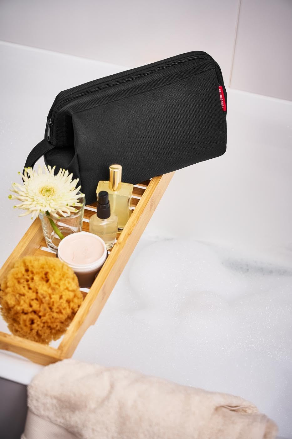 reisenthel travelcosmetic -strong sturdy and practical travel cosmetic bag, hand strap, water repellent material.