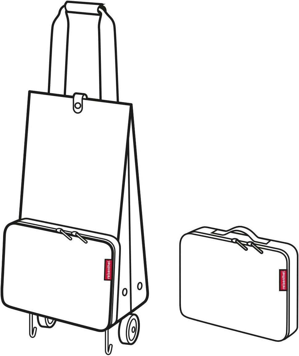 reisenthel foldabletrolley Black - Foldable, Compact Shopping cart - Easy to Store