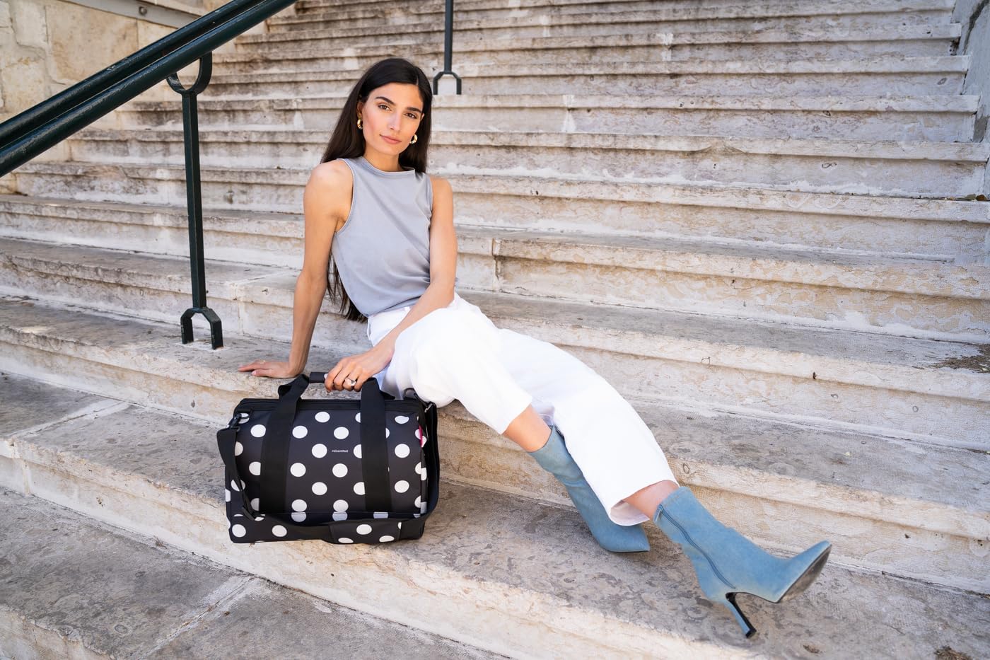 reisenthel allrounder M - travel bag with large opening, zipper, cabin luggage