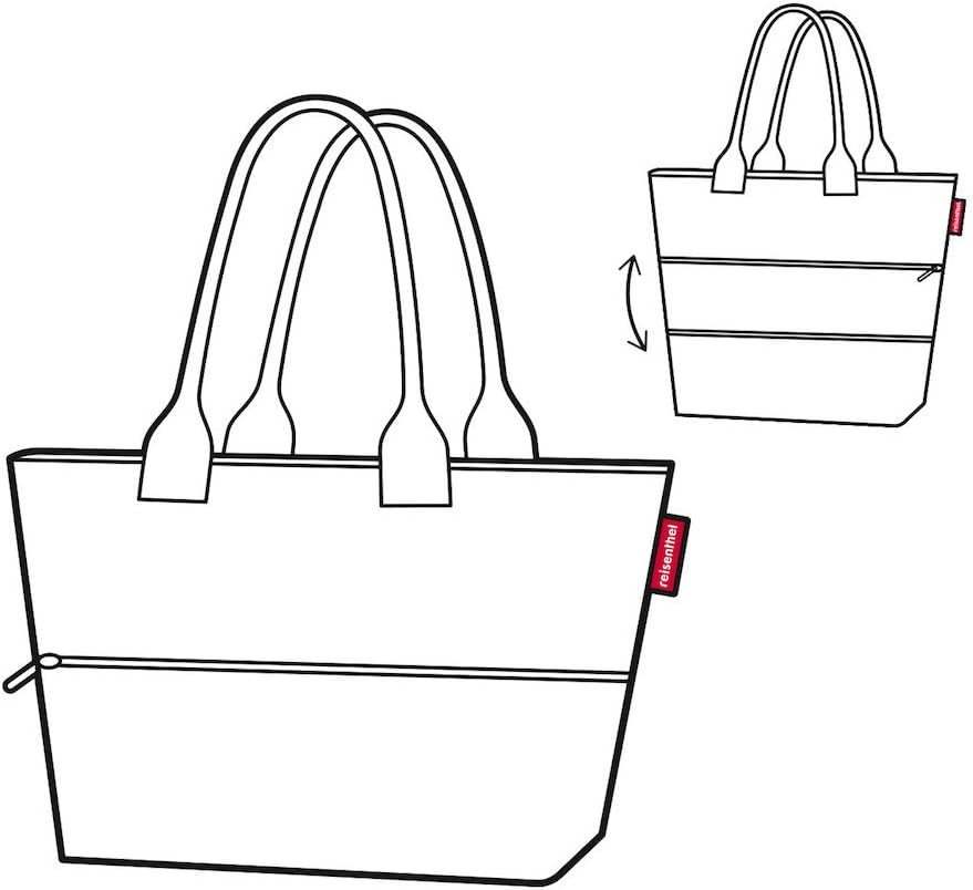 reisenthel shopper e1 - Large capacity and expandable bag made of water repellent and recycled polyester fabric