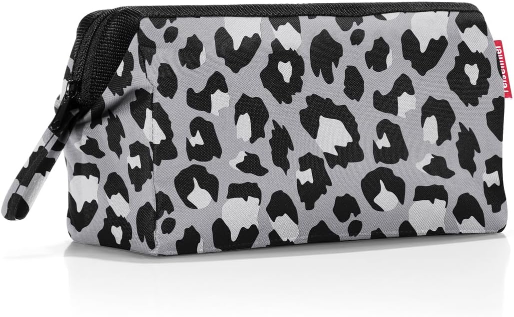 reisenthel travelcosmetic Strong Robust and Practical Travel Cosmetic Bag, Hand Strap, Water-Repellent Material, Glossy Dots Black, Einheitsgröße, Casual