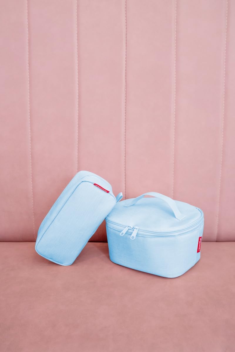 reisenthel Coolerbag M Pocket Twist Blush - Cool Bag with Outer Material Made of Recycled PET Bottles - Ideal for Lunch on the Go