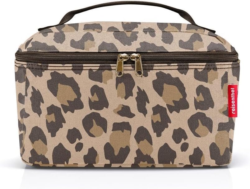 reisenthel beautycase glossy dots black - square toiletry bag, luggage organizer, cosmetic bag