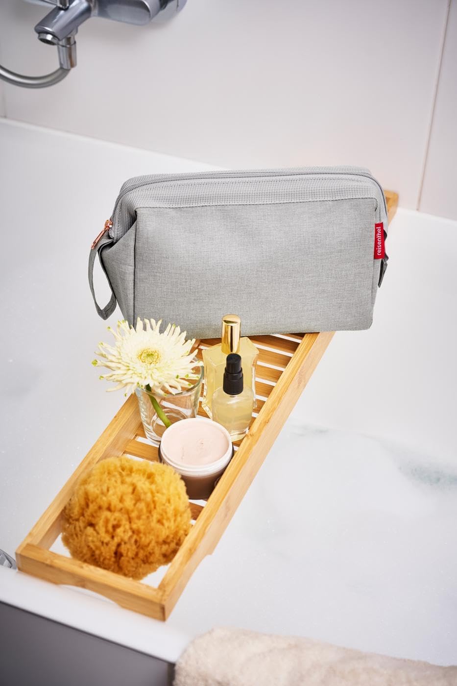 reisenthel travelcosmetic -strong sturdy and practical travel cosmetic bag, hand strap, water repellent material.