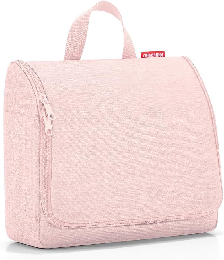 reisenthel Toiletbag XL Practical Toiletry Bag with Hook, Water-Repellent Material, Mesh black., 28 cm, Cosmetic bag